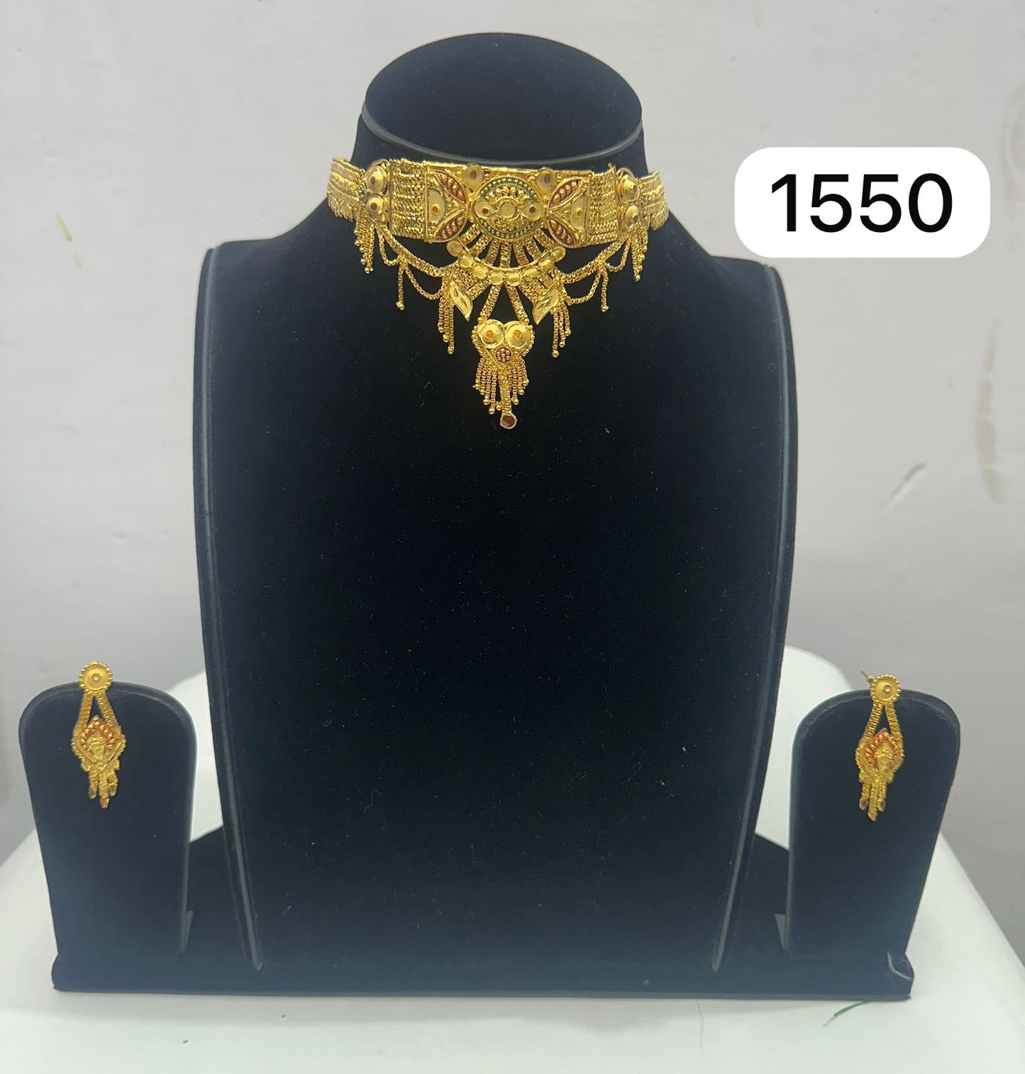 Party Wear Gold Look Choker Necklace