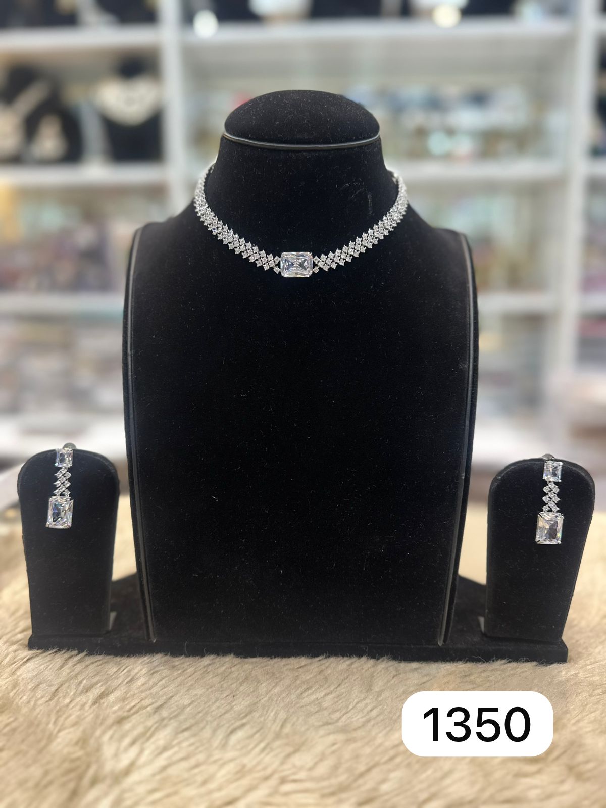 Elegant Real Look Diamond Set