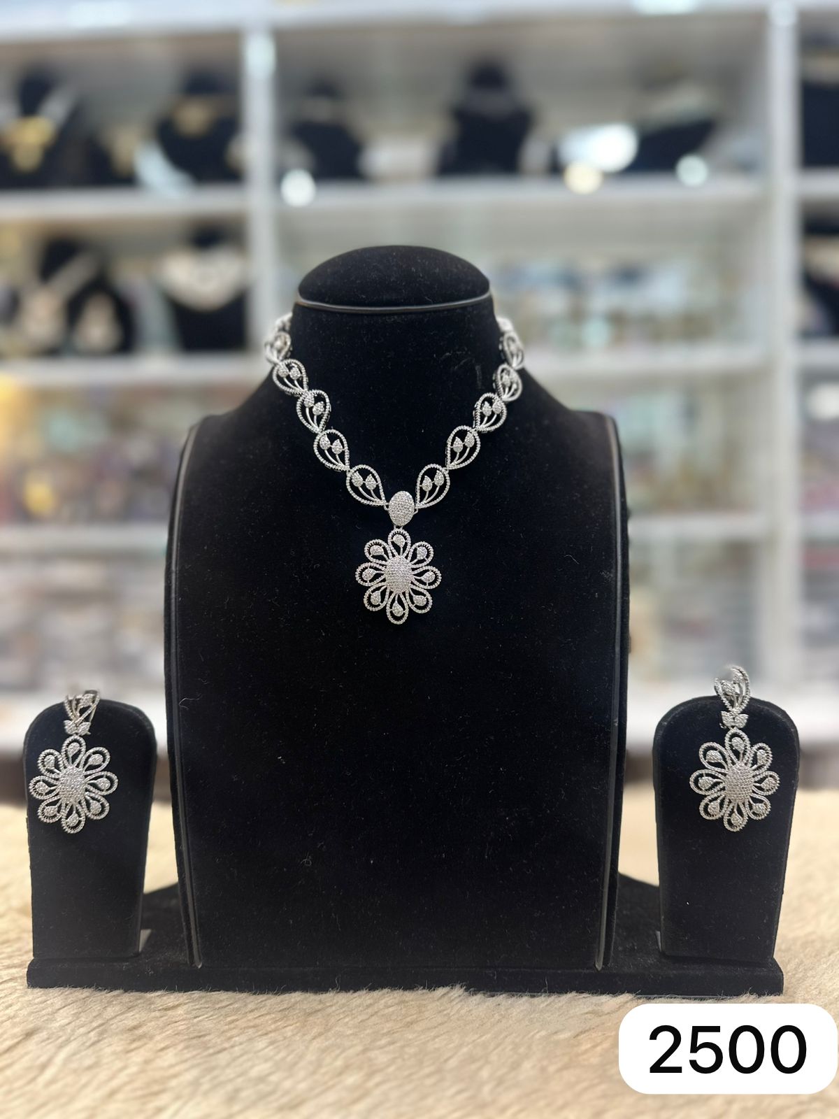 Premium AD Set – Real Diamond Style Jewelleryq
