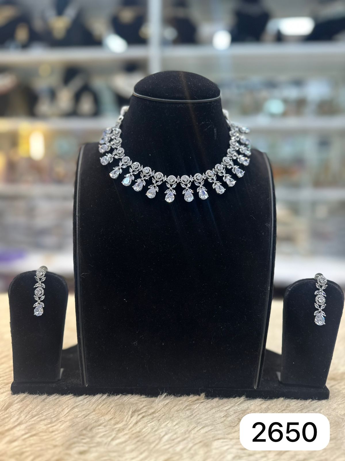 Premium AD Set – Real Diamond Style Jewellery