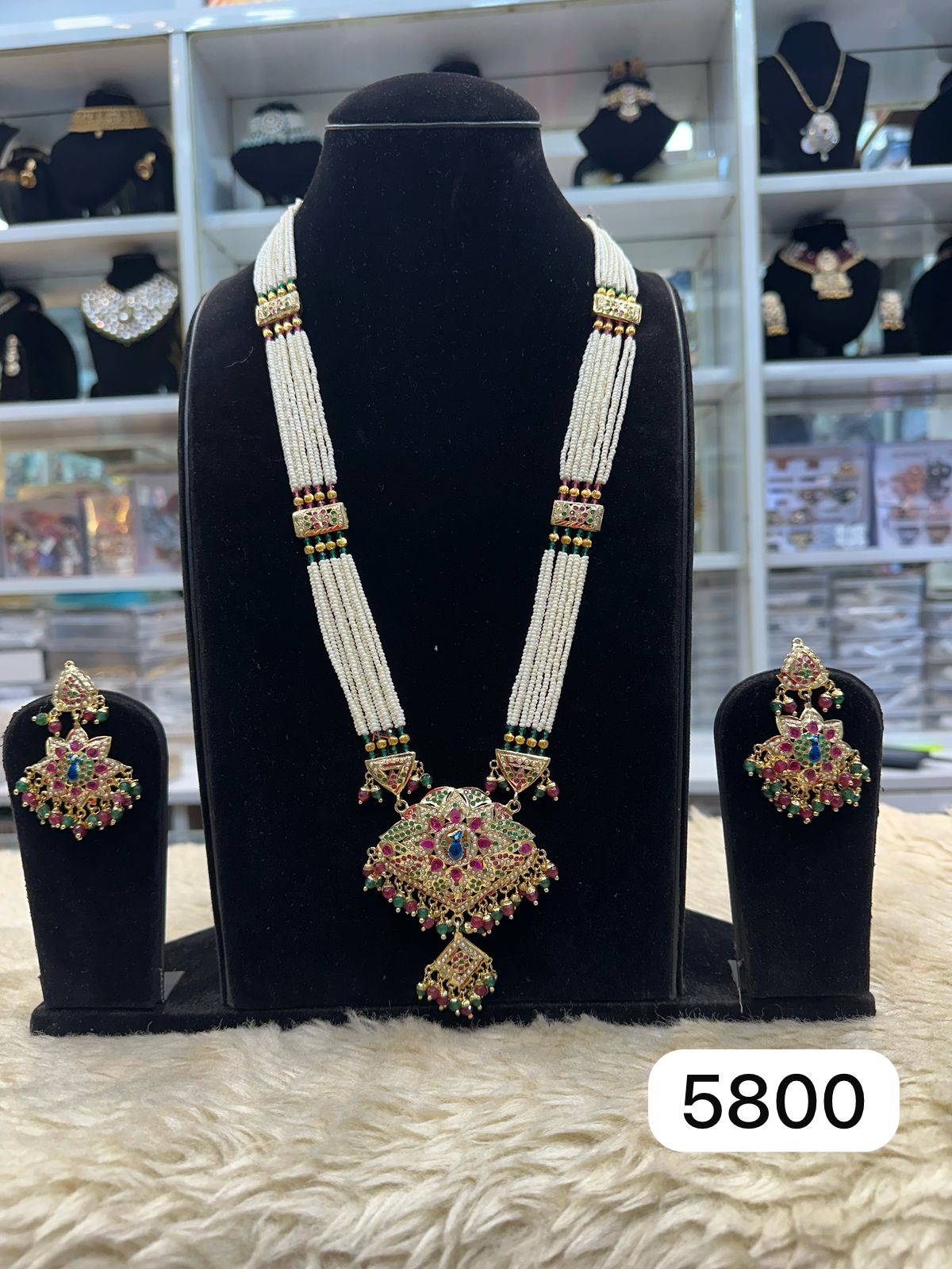 Designer Jadau Long Set – Real Polish Traditional Style