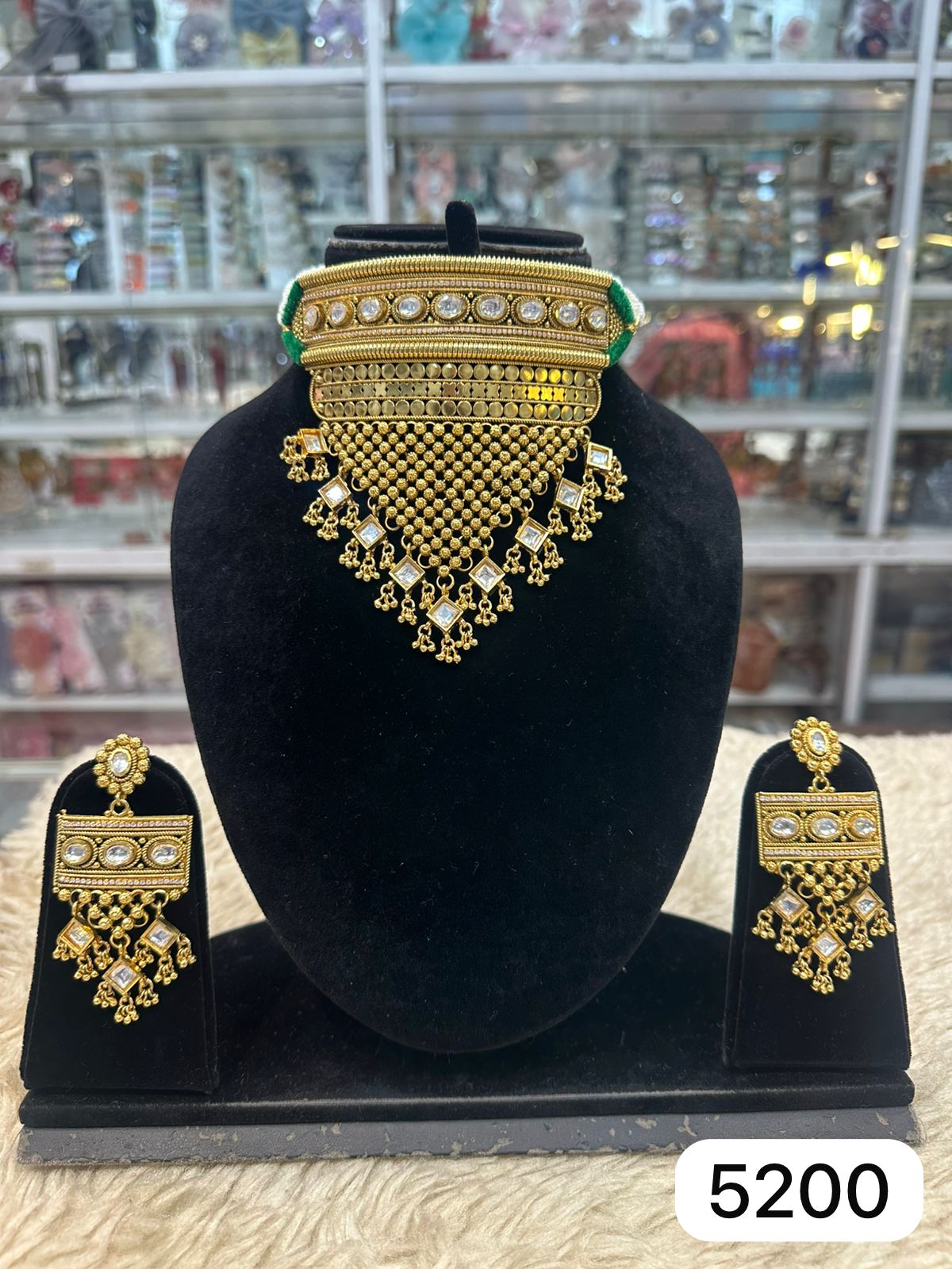 Real Look Kundan Rajputi Choker Set – Royal Traditional Design