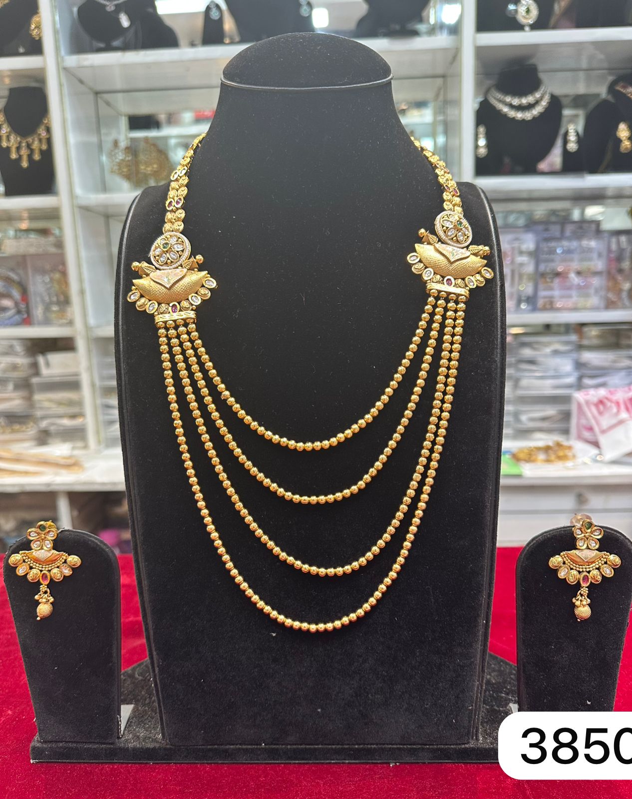 Real Look Antique Golden Toda Set – Traditional Maharashtrian Style