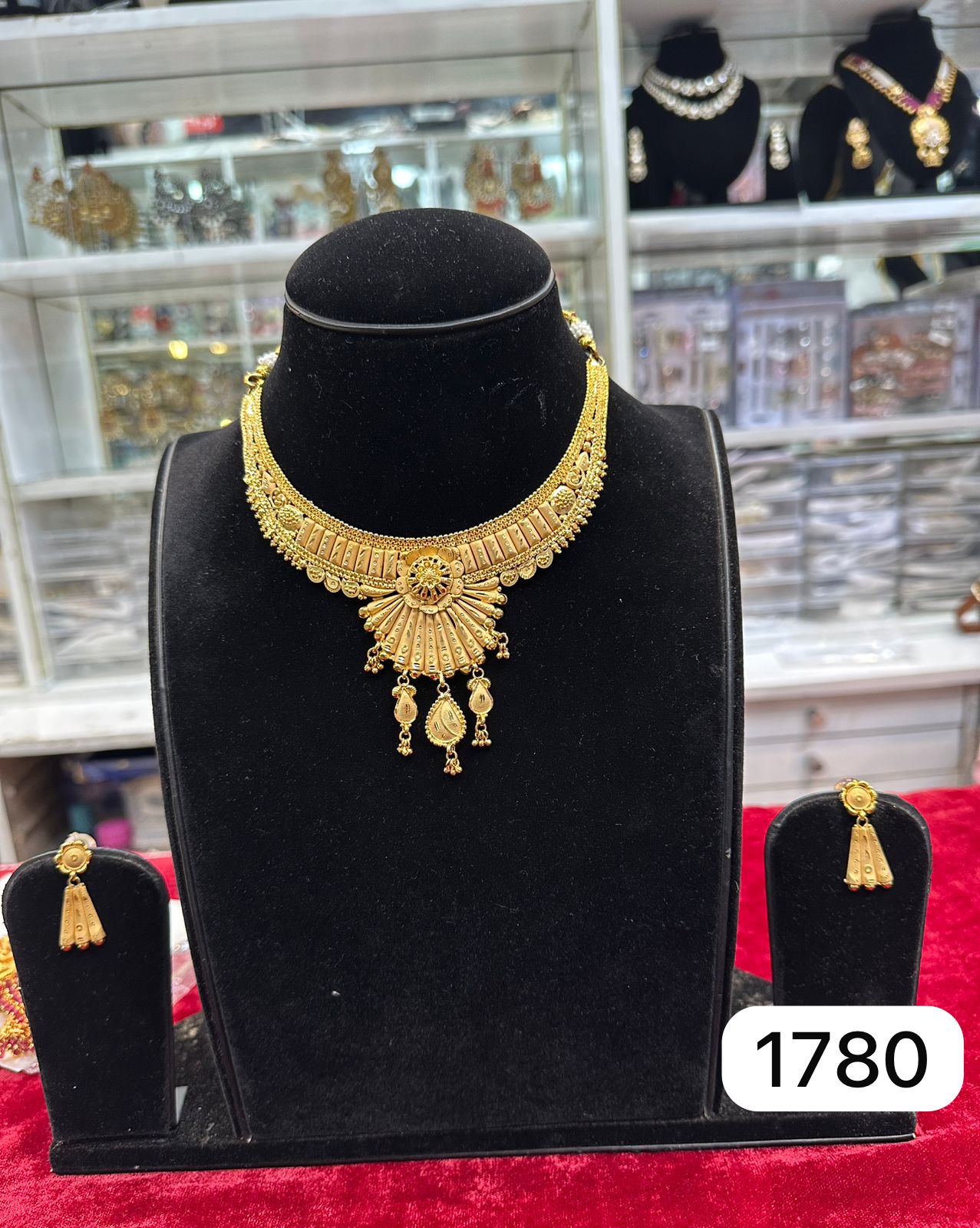 Meena Kari Jewelry – Gold Look Finish