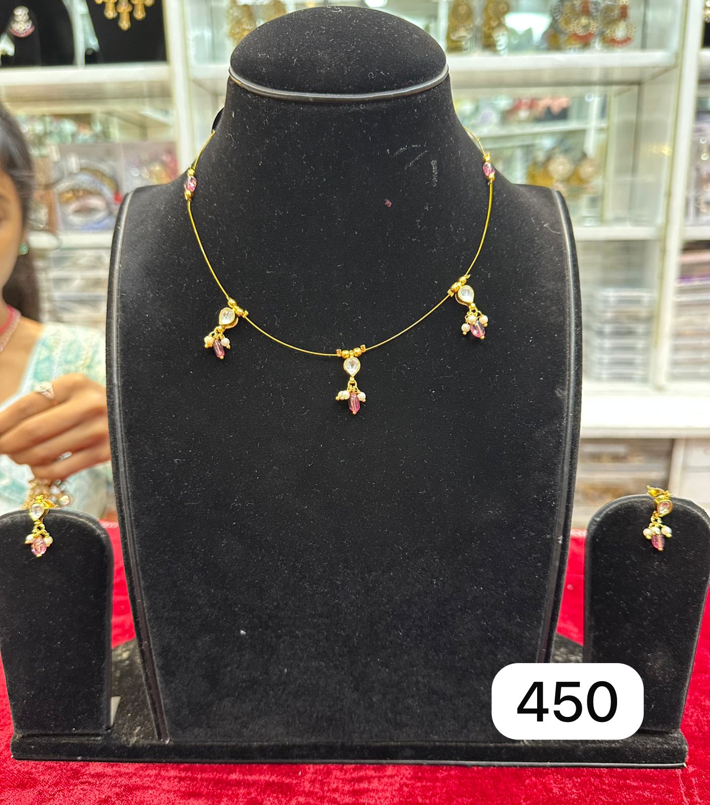 Hyderabadi Kundan Set – All Colors Available