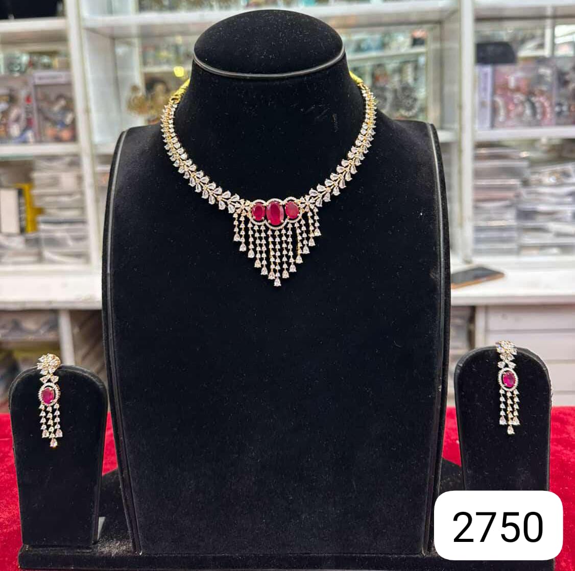 Dual Tone Diamond Look Set – Two Colours Available