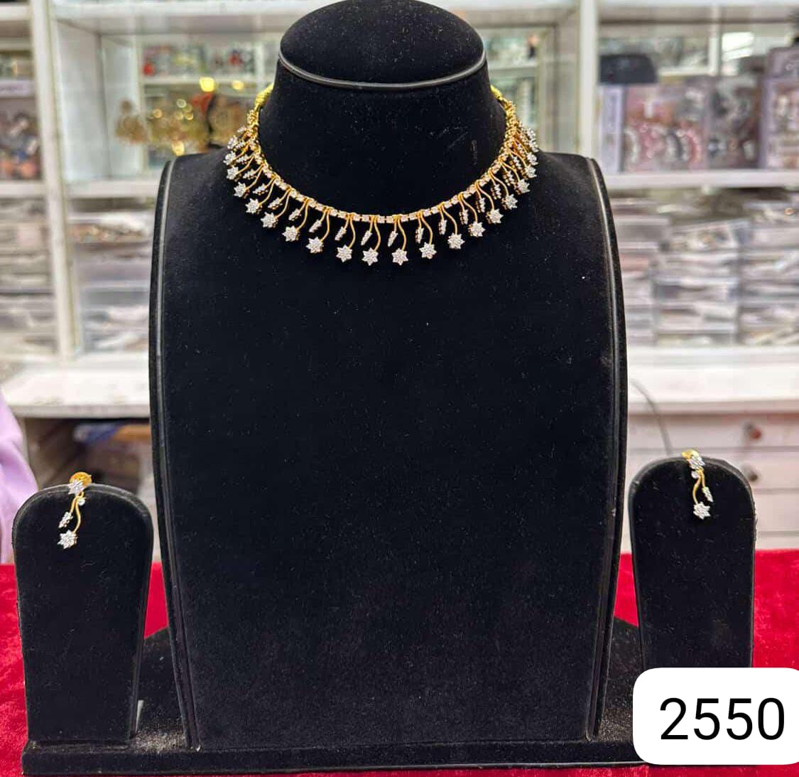 Real Look Two-Tone Spark Diamond Set