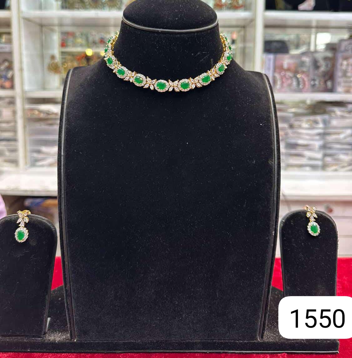Real Look Golden Silver Emerald Shine Set