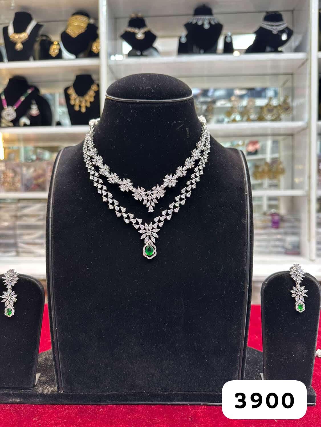 Double Layer Emerald Shine Set