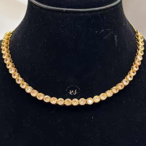 Real Look Golden Silver Diamond Set