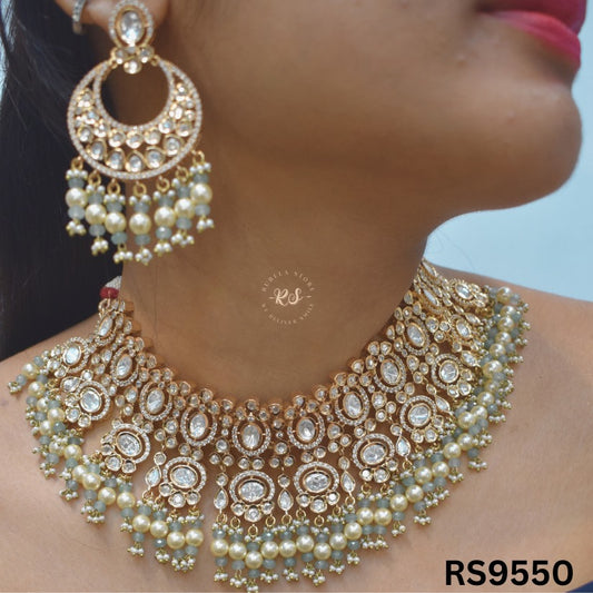 Traditional Kiyani Kundan Set – Real Gold Look