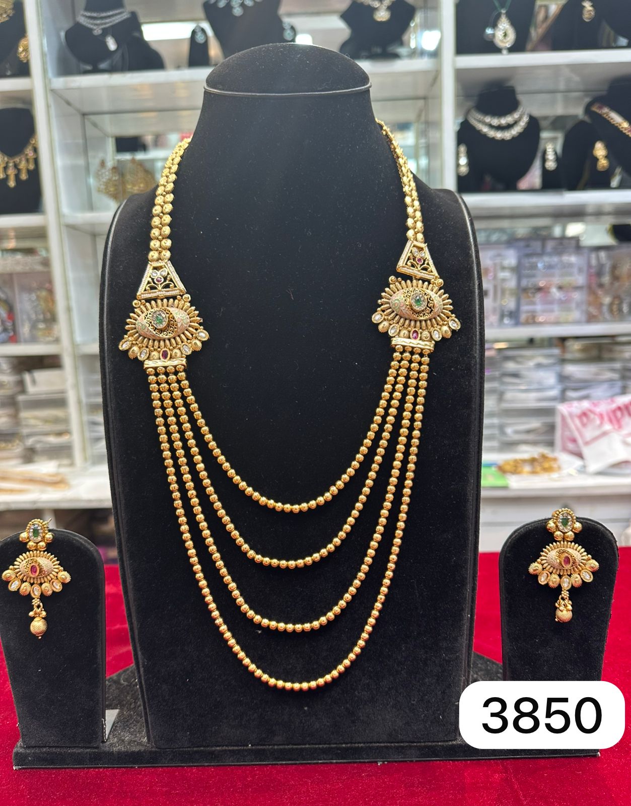 Real Look Antique Golden Toda Set – Traditional Maharashtrian Style