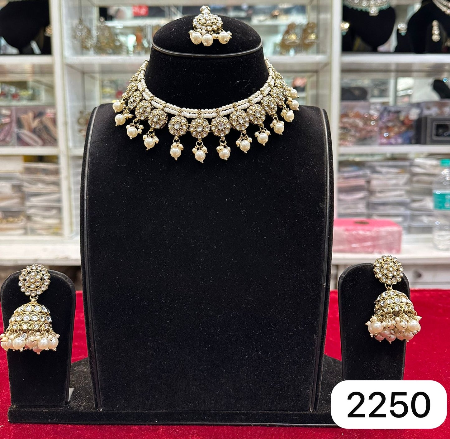 Traditional Golden Polki Kundan Set – Real Look Design