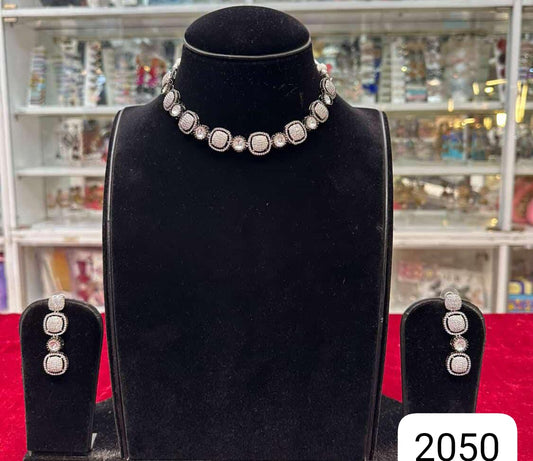 Silver Spark Real Look Diamond Set