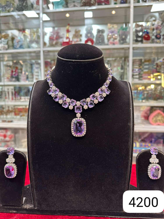 Real Look Diamond Purple Set
