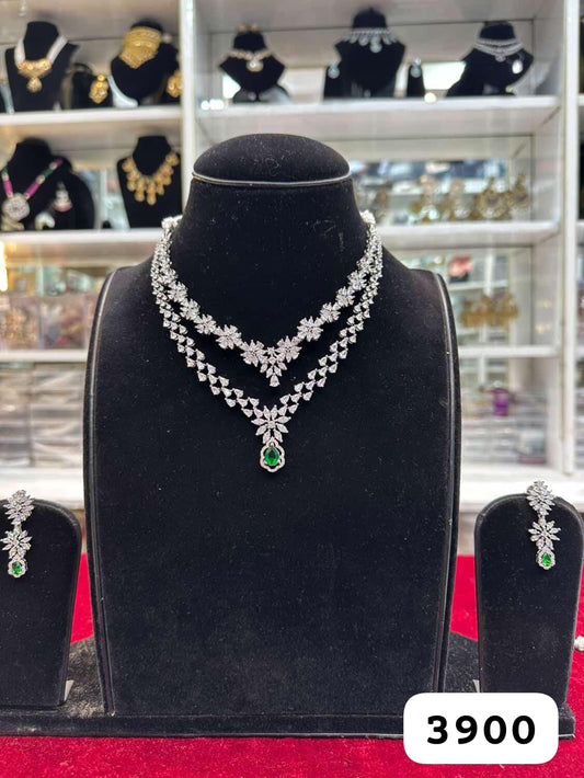 Double Layer Emerald Shine Set