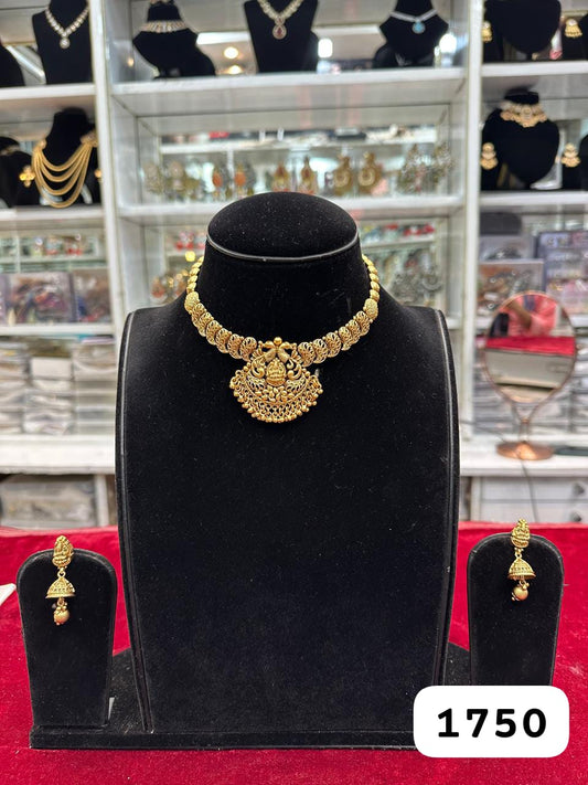 Real Look Antique Golden Temple Set