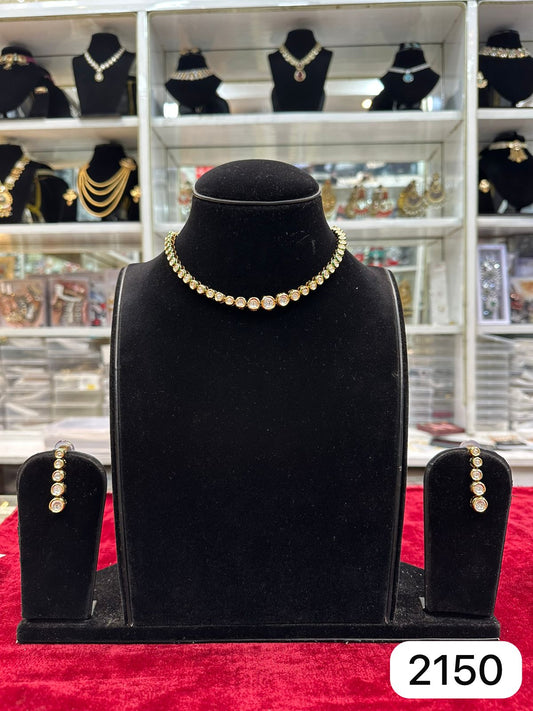 Real Look AC Kundan Neckline
