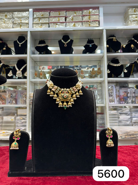 Elegant Real Look Golden Green Heritage Set