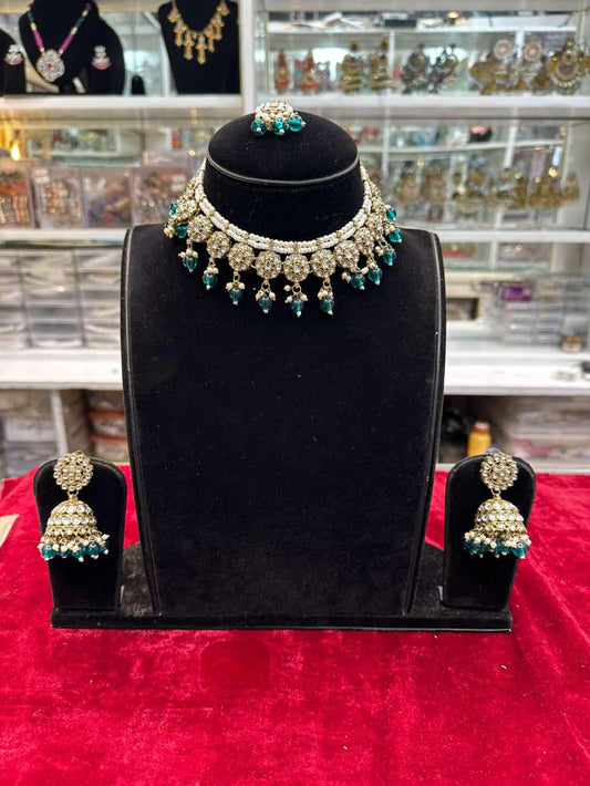 Royal Peacock Polki Set