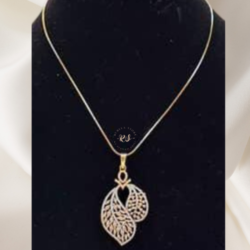 Diamond Style Pendant Set – Classic & Elegant