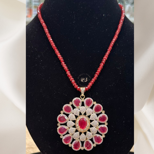 Designer Pendant Set – Real Look with Dual Colour Options