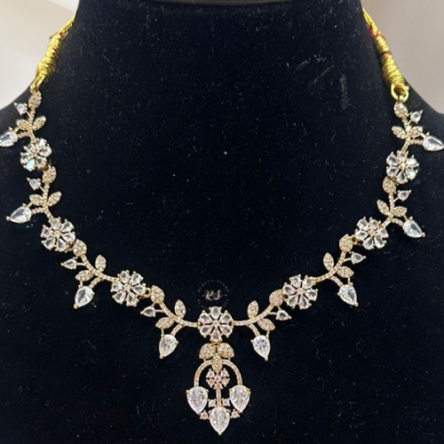 Real look diamond mozonite set two colours available