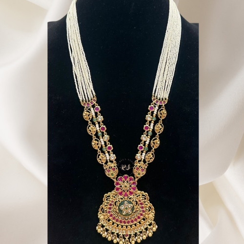 Heritage Style Kundan Pendant Set – Real Look