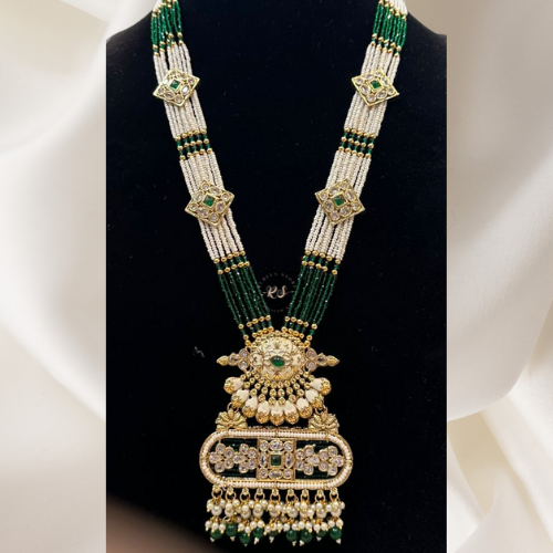 Real Look Kundan Pendant Set – Multi Colour