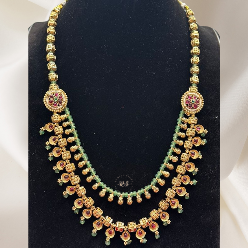 Real Look Ruby Mint Green Toda Jewelry Set
