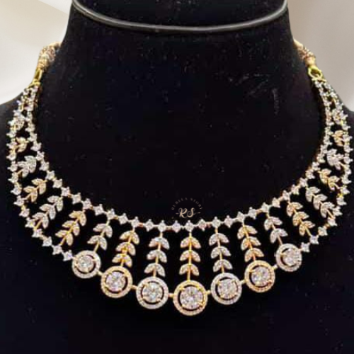 Real Look Dual Tone Diamond Set