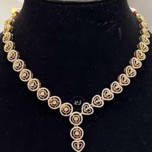 Real Look Two-Tone Spark Diamond Set