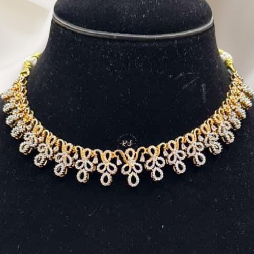 Real Look Two-Tone Spark Diamond Set