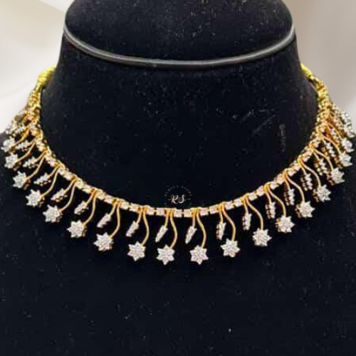 Real Look Two-Tone Spark Diamond Set