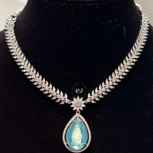 Sky Blue Glow Real Look Diamond Set