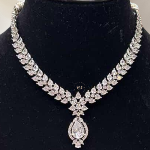 Silver Spark Real Look Diamond Set