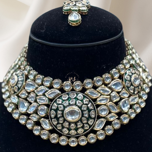 Real look designer AC kundan set