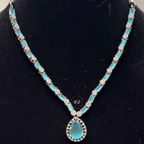 Sky Blue Glow Real Look Diamond Set