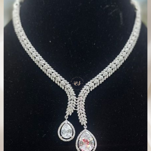 Elegant Real Look Diamond Set