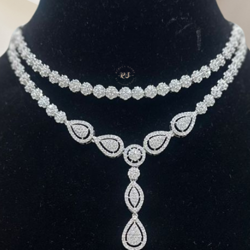 Premium AD Set – Real Diamond Style Jewellery