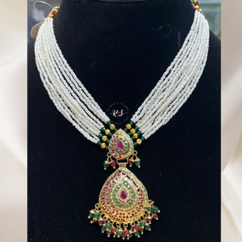 Classic Real Look Jadau Jewellery Set