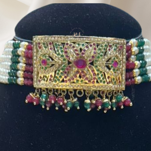 Classic Real Look Jadau Jewellery Set