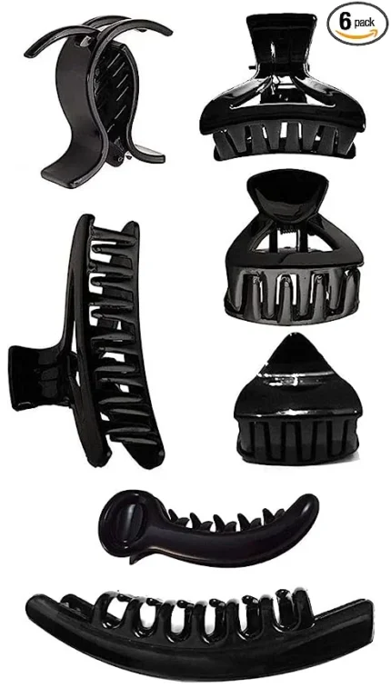 Black Plastic Hair Clutcher