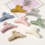 Fur Hair Clips