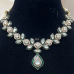 Green AC Kundan Set | Real Look Jewelry – Rubela Store