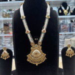 Real Look Long Set with Meena Work | Rubela Store