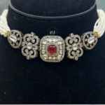 Lovely Red Mosonite Set by Rubela Store