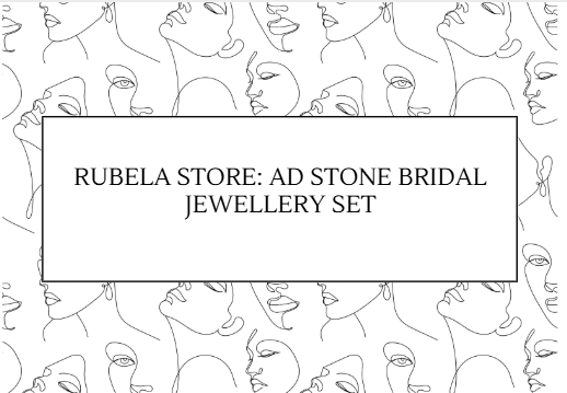 ad stone bridal jewellery set