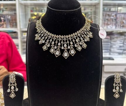 kundan mosonite set