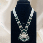 Royal Heritage Green Moti Set by Rubela Store – Pearls for Every Occasion